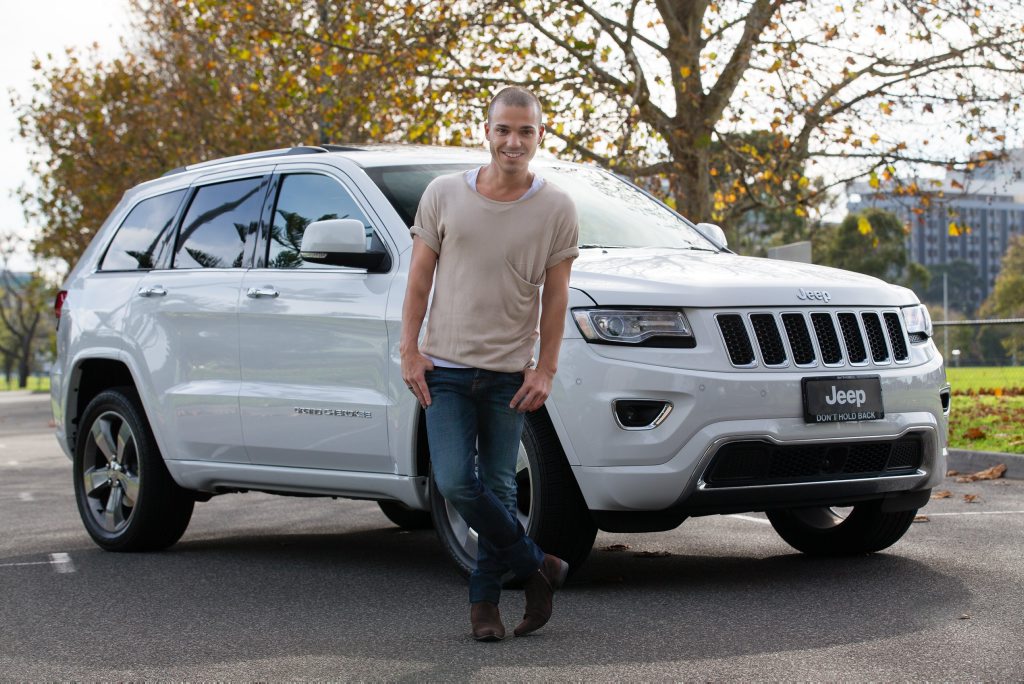 Anthony Callea drives a Jeep Grand Cherokee. Anthony Callea drives a Jeep Grand Cherokee.