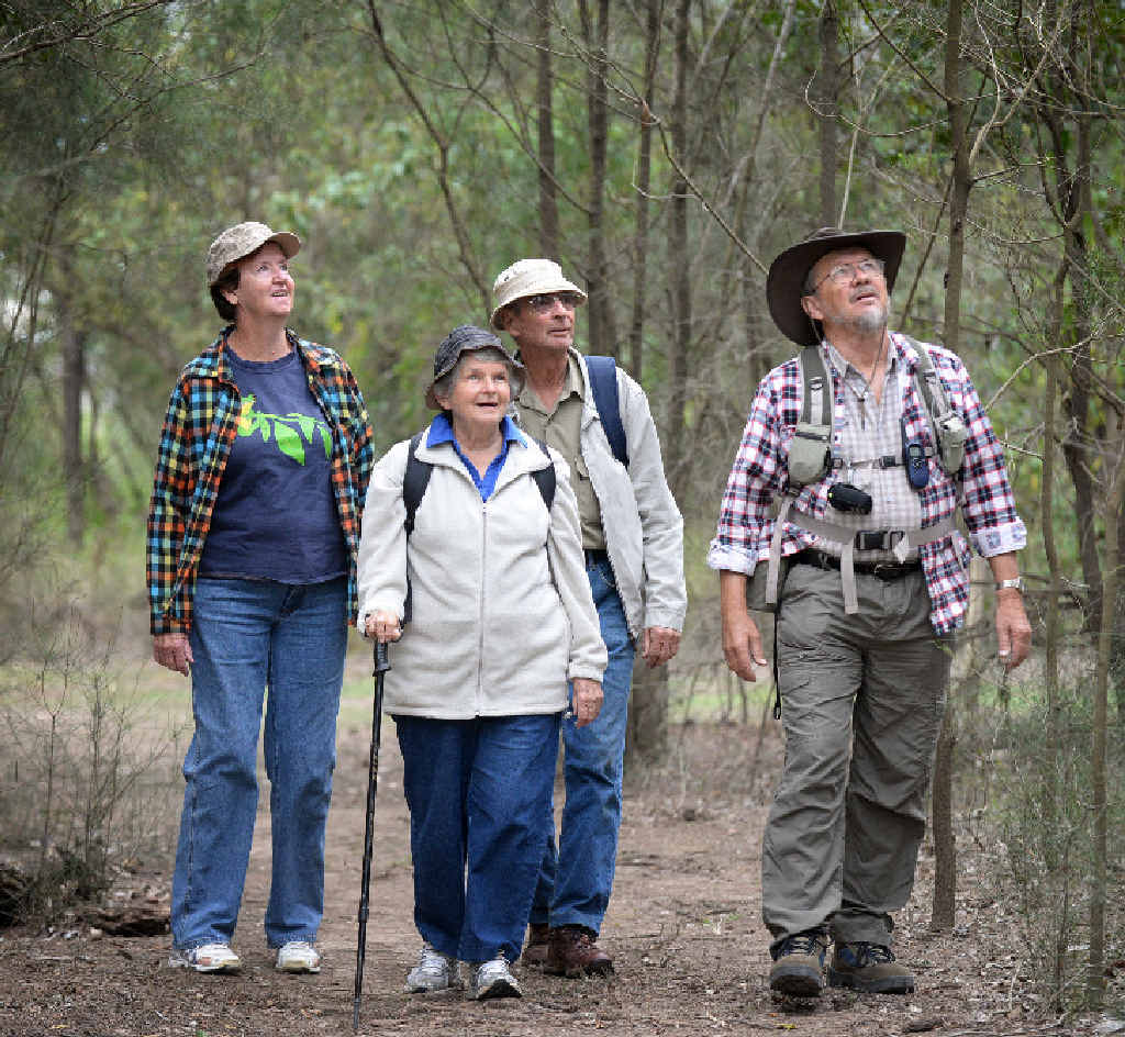 OUTDOOR ADVENTURE: Bundaberg Bushwalking Club members Dianne Gear, Joy Hammelswang, Murray Frick and Richard Gear are encouraging new members to join as they celebrate the group’s 30-year anniversary.