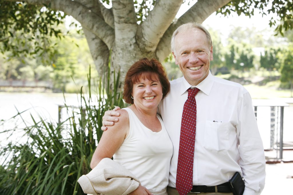 HAPPY DAYS: MP Jo-Ann Miller received support from former Premier Peter Beattie. HAPPY DAYS: MP Jo-Ann Miller received support from former Premier Peter Beattie.
