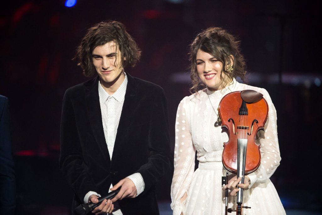 Byron's Gabriel and Cecilia Brandolini will work with coach will.i.am in the studio after their The Voice exit. Byron's Gabriel and Cecilia Brandolini will work with coach will.i.am in the studio after their The Voice exit.
