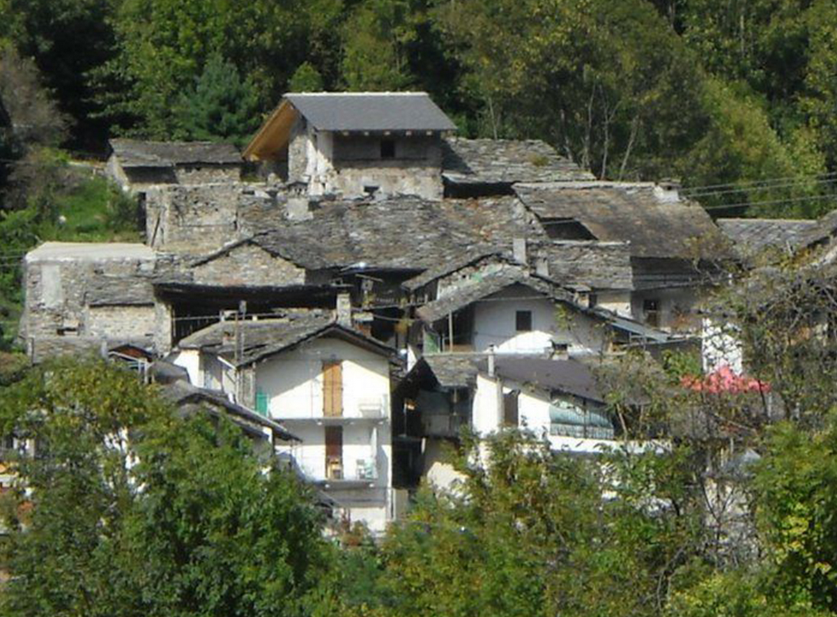 The Alpine village of Borgata Calsazio has been put on Ebay at a cost less than the average house price in Britain (but it needs some renovation work) The Alpine village of Borgata Calsazio has been put on Ebay at a cost less than the average house price in Britain (but it needs some renovation work)