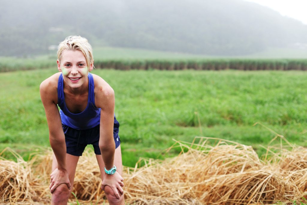 Kate Peck pictured during the Daintree triathlon in A Model Adventure. Kate Peck pictured during the Daintree triathlon in A Model Adventure.