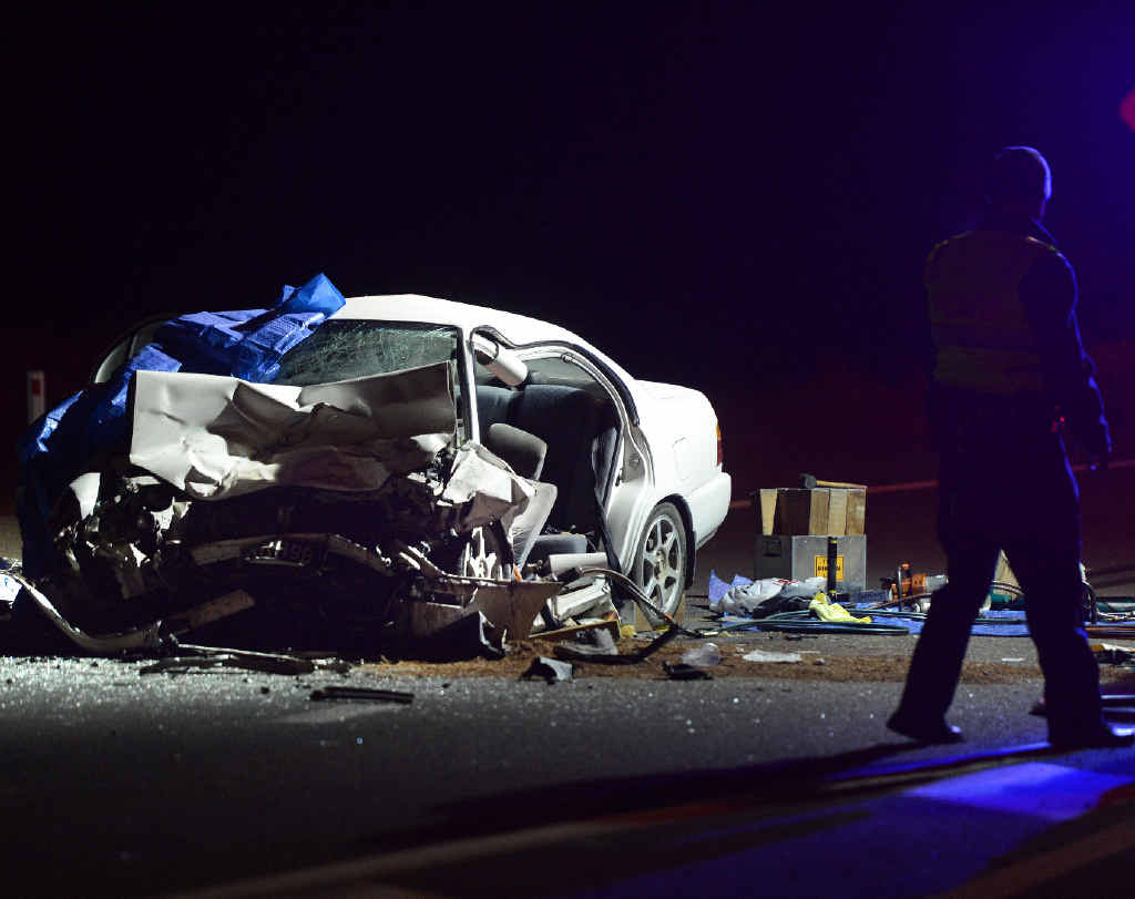 FATAL CRASH: A 40-year-old local woman died in a head-on collision on the Bruce Hwy near Waddell Rd on Tuesday night. Hers is the third death on the Bruce Hwy near Gympie in three weeks. PHOTO: CRAIG WARHURST FATAL CRASH: A 40-year-old local woman died in a head-on collision on the Bruce Hwy near Waddell Rd on Tuesday night. Hers is the third death on the Bruce Hwy near Gympie in three weeks. PHOTO: CRAIG WARHURST