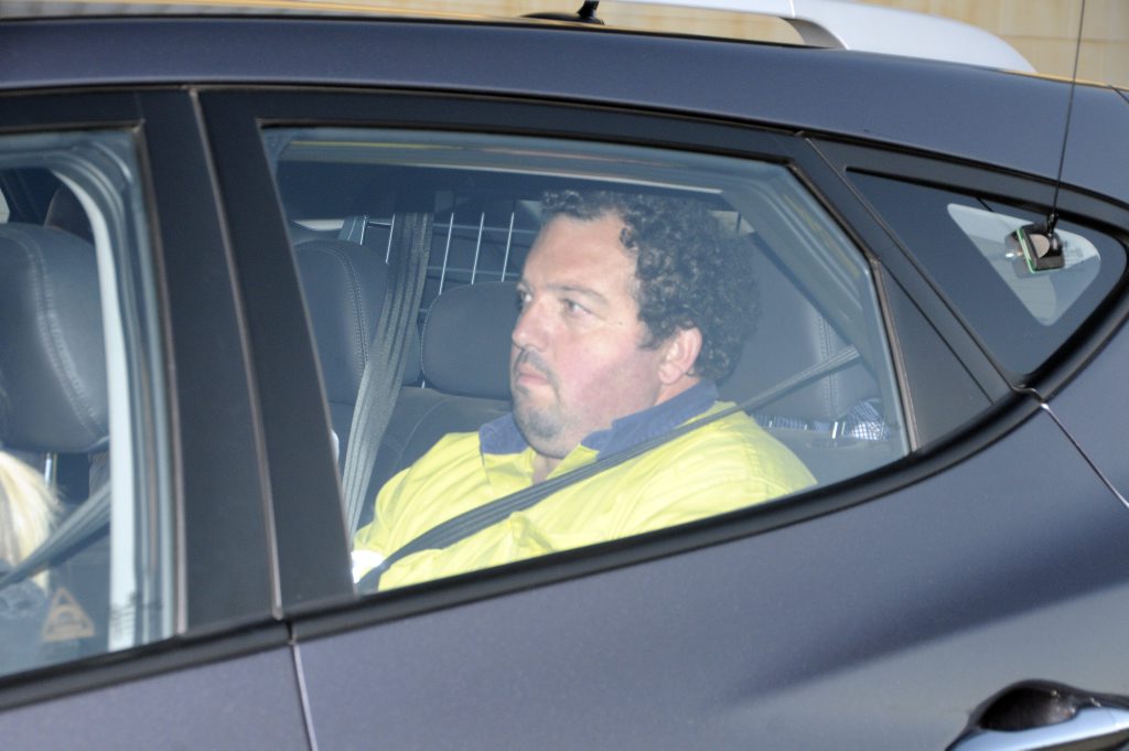 Geoffrey Joseph Sleba is taken into police custody yesterday over the alleged hit-and-run death of Dr Martin Pearson. Geoffrey Joseph Sleba is taken into police custody yesterday over the alleged hit-and-run death of Dr Martin Pearson.