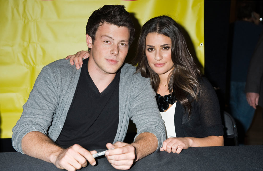 Lea Michele and the late Cory Monteith Lea Michele and the late Cory Monteith
