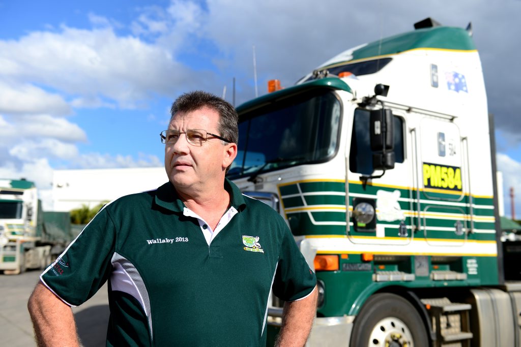 Bryan Smith, owner of Rocky's Own Transport. Photo Sharyn O'Neill / The Morning Bulletin Bryan Smith, owner of Rocky's Own Transport. Photo Sharyn O'Neill / The Morning Bulletin