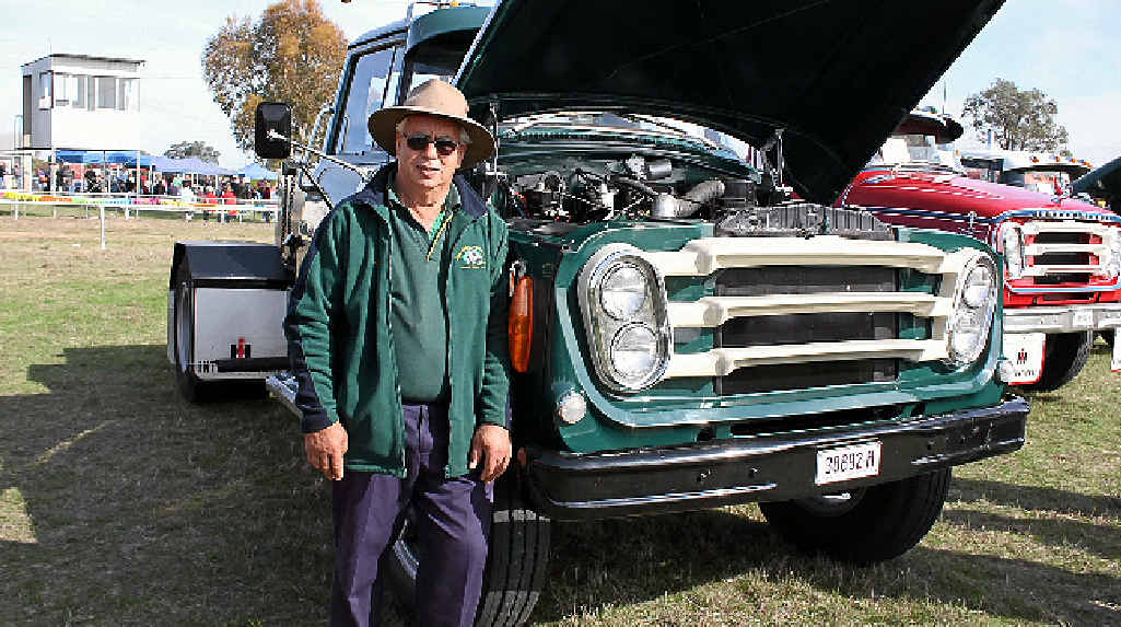 GOLDEN OLDIE: John Howey from Dubbo with his 1963 International which will be at the Dubbo Vintage Truck and Tractor Show this year on August 9 at the Dubbo Showgrounds. GOLDEN OLDIE: John Howey from Dubbo with his 1963 International which will be at the Dubbo Vintage Truck and Tractor Show this year on August 9 at the Dubbo Showgrounds.