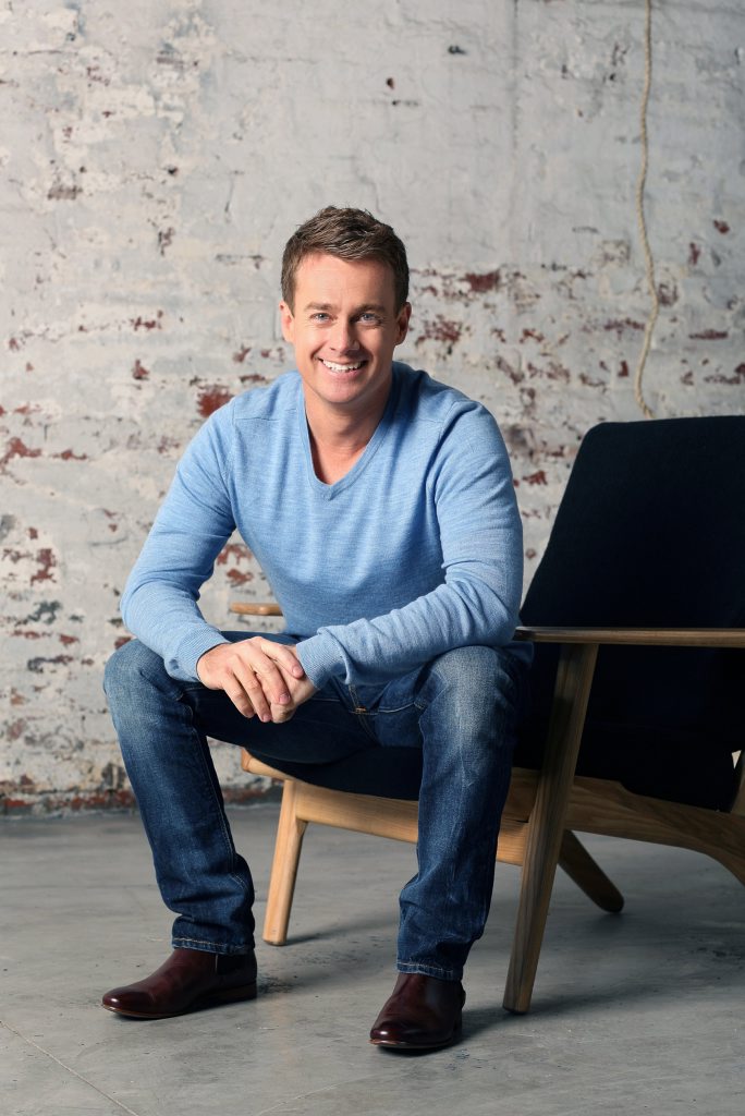 Grant Denyer fronts the return of Family Feud. Grant Denyer fronts the return of Family Feud.