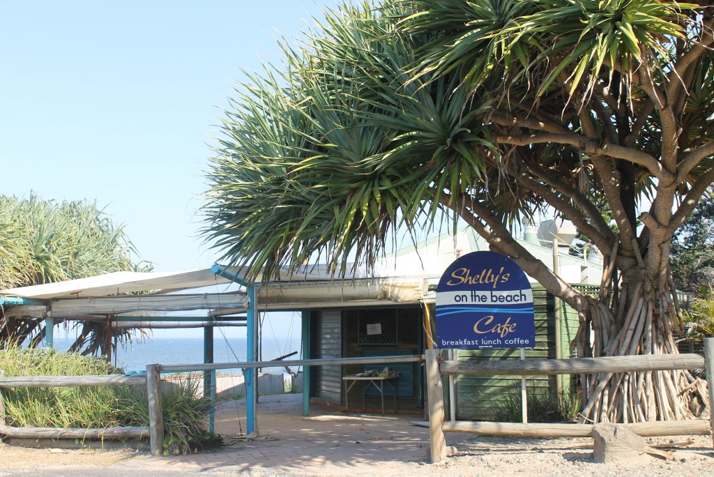 The iconic Shelly's on the Beach Cafe. The iconic Shelly's on the Beach Cafe.