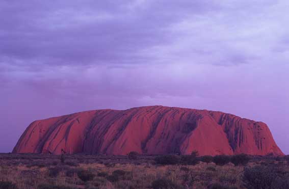 A tourist has spent the night on sacred landmark Uluru A tourist has spent the night on sacred landmark Uluru