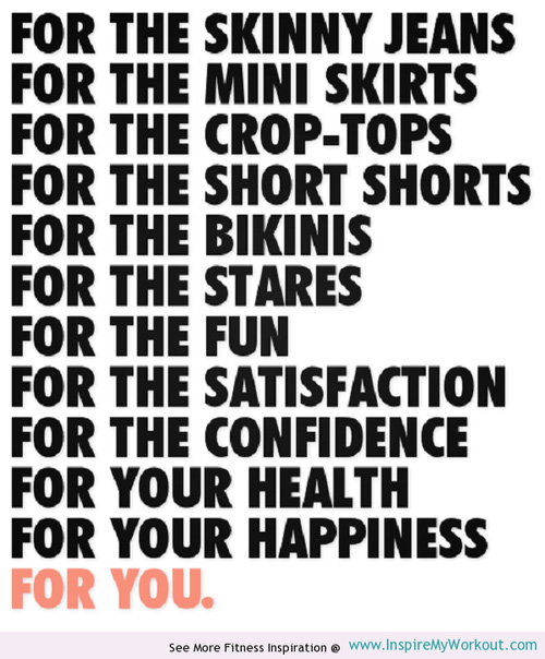 Fitspo. Mini skirts are higher on the list than health, apparently. Photo: www.inspiremyworkout.com. Fitspo. Mini skirts are higher on the list than health, apparently. Photo: www.inspiremyworkout.com.