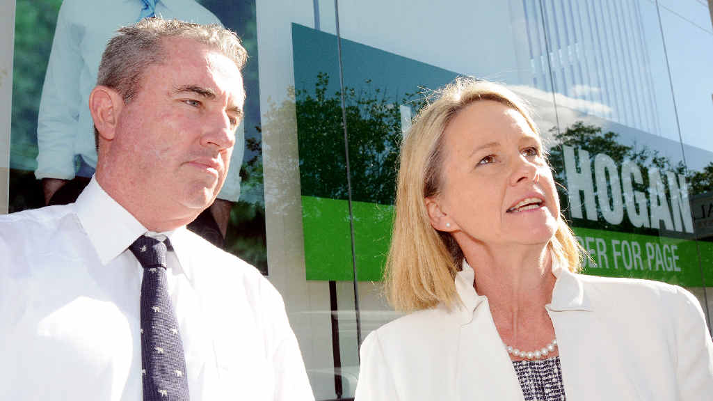 GRANTS ARRIVE: Federal Member for Page Kevin Hogan and Assistant Minister for Health Fiona Nash speak about the grants program. GRANTS ARRIVE: Federal Member for Page Kevin Hogan and Assistant Minister for Health Fiona Nash speak about the grants program.