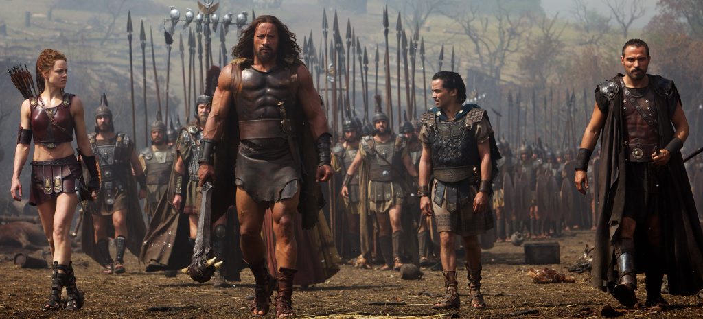 STUFF OF LEGEND: Ingrid Berdal, Dwayne Johnson, Reece Ritchie and Rufus Sewell in Hercules. STUFF OF LEGEND: Ingrid Berdal, Dwayne Johnson, Reece Ritchie and Rufus Sewell in Hercules.