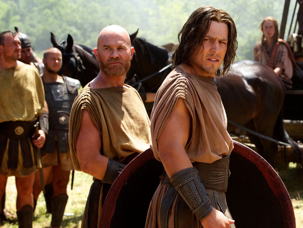 Stephen Peacocke, right, in a scene from Hercules. Stephen Peacocke, right, in a scene from Hercules.