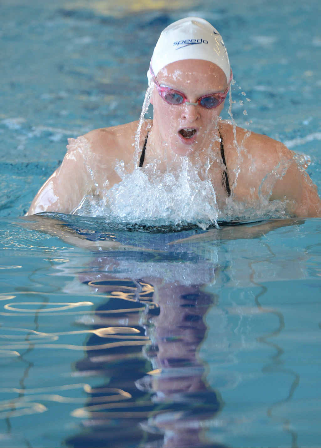 POOL REWARD: Ipswich-based swimmer Keryn McMaster has been rewarded for hours of training, including braving some chilly mornings at the Springfield pool. POOL REWARD: Ipswich-based swimmer Keryn McMaster has been rewarded for hours of training, including braving some chilly mornings at the Springfield pool.