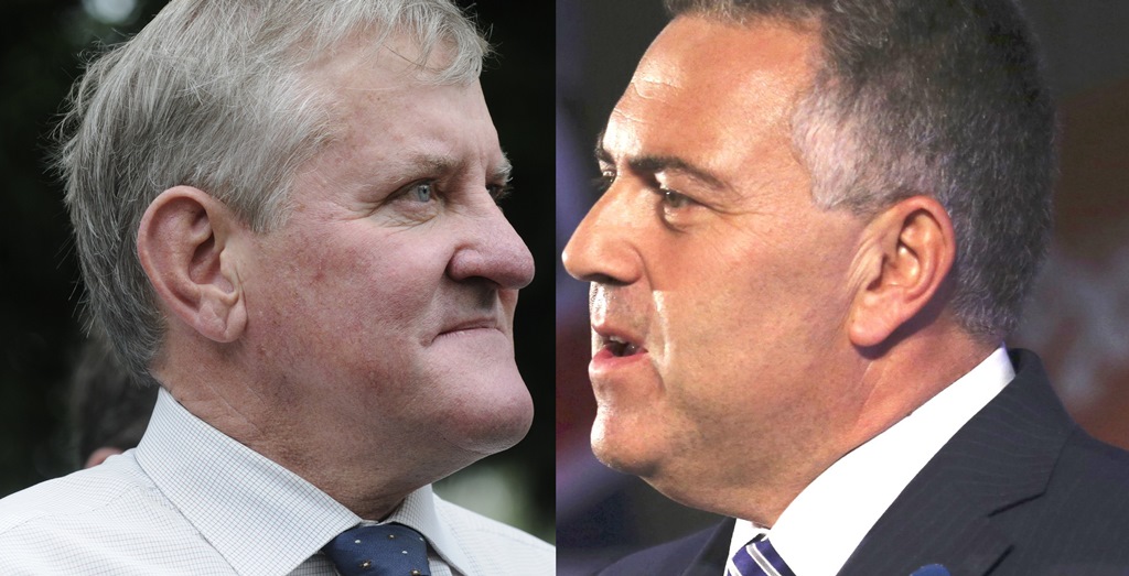 Treasurer Joe Hockey’s new authorised biography shows the level of hostility that exists between him and Industry Minister and Member for Groom Ian Macfarlane. Treasurer Joe Hockey’s new authorised biography shows the level of hostility that exists between him and Industry Minister and Member for Groom Ian Macfarlane.