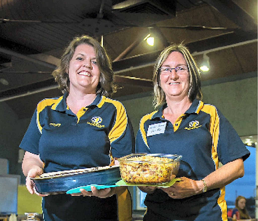 Hayley Ridden and Heather Stevens organised the multicultural feast. Hayley Ridden and Heather Stevens organised the multicultural feast.