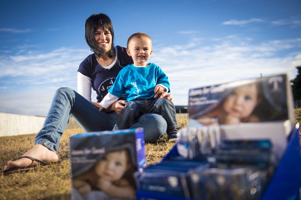 Chantelle Davies hopes raising money for Jeans 4 Genes day will help others like her son Tyler Batterham, 2, who has a rare genetic condition. Chantelle Davies hopes raising money for Jeans 4 Genes day will help others like her son Tyler Batterham, 2, who has a rare genetic condition.