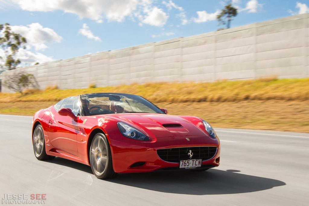 The Ferrari California. The Ferrari California.