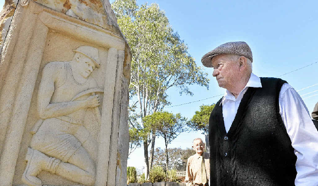 SURVIVOR: Lance Waldon, 76, is one of the survivors of the Box Flat Mine disaster who attended the memorial service. SURVIVOR: Lance Waldon, 76, is one of the survivors of the Box Flat Mine disaster who attended the memorial service.