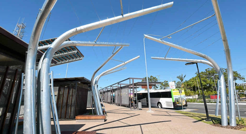 OPEN SOON: Facilities at the new Maroochydore bus station. OPEN SOON: Facilities at the new Maroochydore bus station.