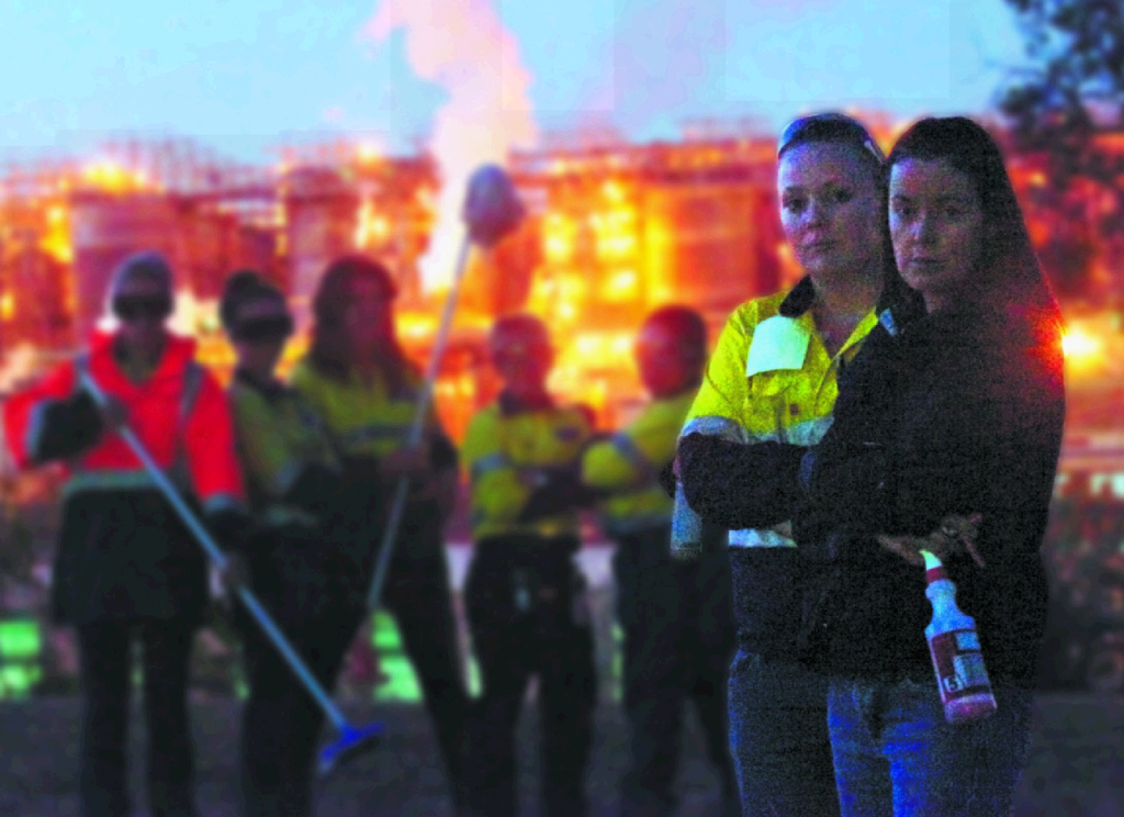 Former cleaners at QAL Belinda Norris and Chantelle Evans are fighting for their colleagues at QAL. Former cleaners at QAL Belinda Norris and Chantelle Evans are fighting for their colleagues at QAL.
