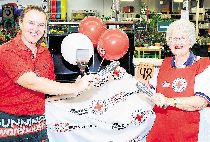 Bunnings stores across Australia will help the Australian Red Cross celebrate the centenary. Bunnings stores across Australia will help the Australian Red Cross celebrate the centenary.