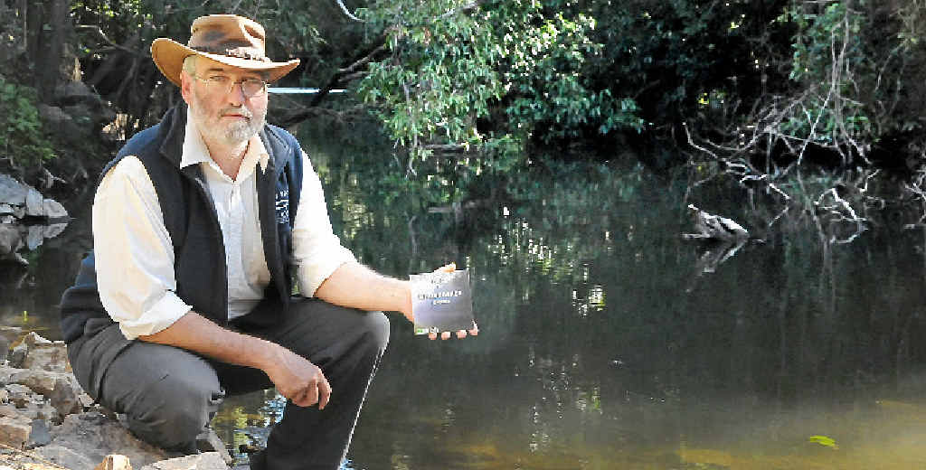 Steve Burgess by the Mary River at Kandanga. Steve Burgess by the Mary River at Kandanga.