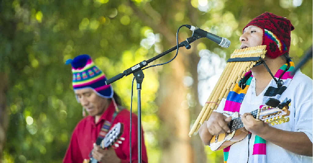Miguel Ayma, from the Walisuma de Los Andes band, performs at the Gladstone Multicultural Festival. Miguel Ayma, from the Walisuma de Los Andes band, performs at the Gladstone Multicultural Festival.