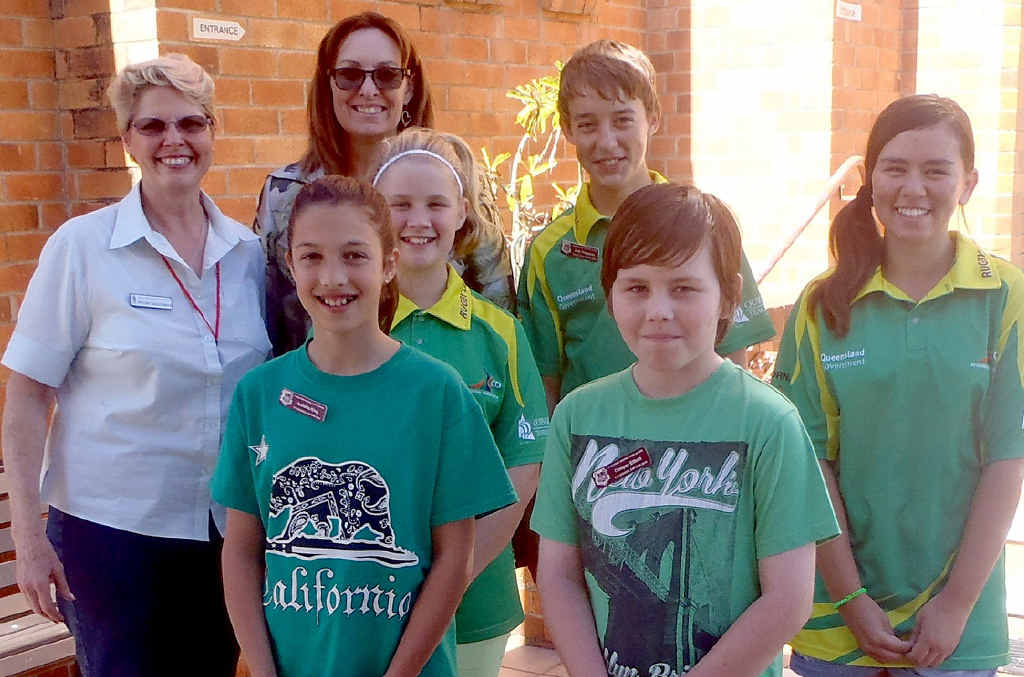 BLESSED: St Saviour’s Anglican Church accepted a donation from Gladstone Central State School, delivered to the church’s Annie Saunders by principal Leanne Martin and students Isabella,11, Amy-Lee, 12, Joshua 12, Cooper 11, and Kiani, 12. BLESSED: St Saviour’s Anglican Church accepted a donation from Gladstone Central State School, delivered to the church’s Annie Saunders by principal Leanne Martin and students Isabella,11, Amy-Lee, 12, Joshua 12, Cooper 11, and Kiani, 12.