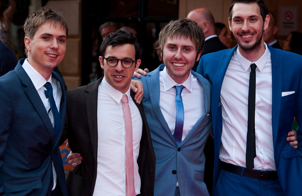 The Inbetweeners cast at the premiere in London.
The Inbetweeners cast at the premiere in London.