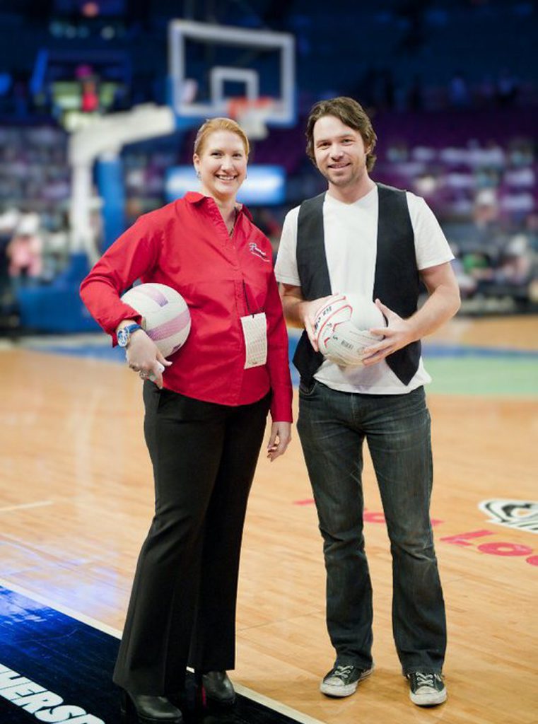 Sonya Ottaway and Michael Johns at Madison Square Garden Sonya Ottaway and Michael Johns at Madison Square Garden