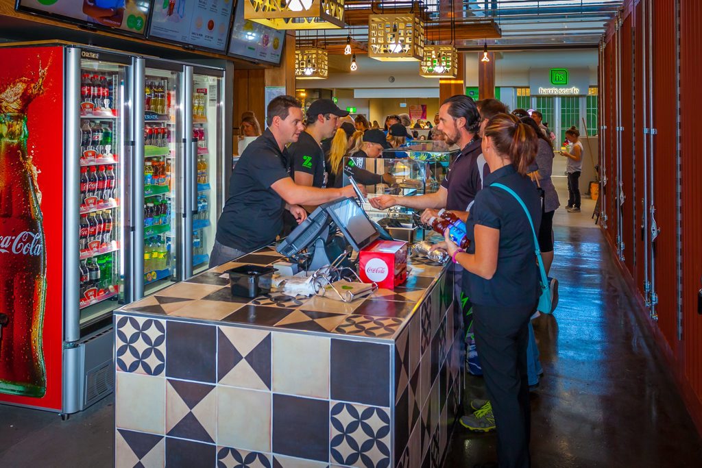 Diners at Zambrero restaurant at Stockland Hervey Bay. Diners at Zambrero restaurant at Stockland Hervey Bay.