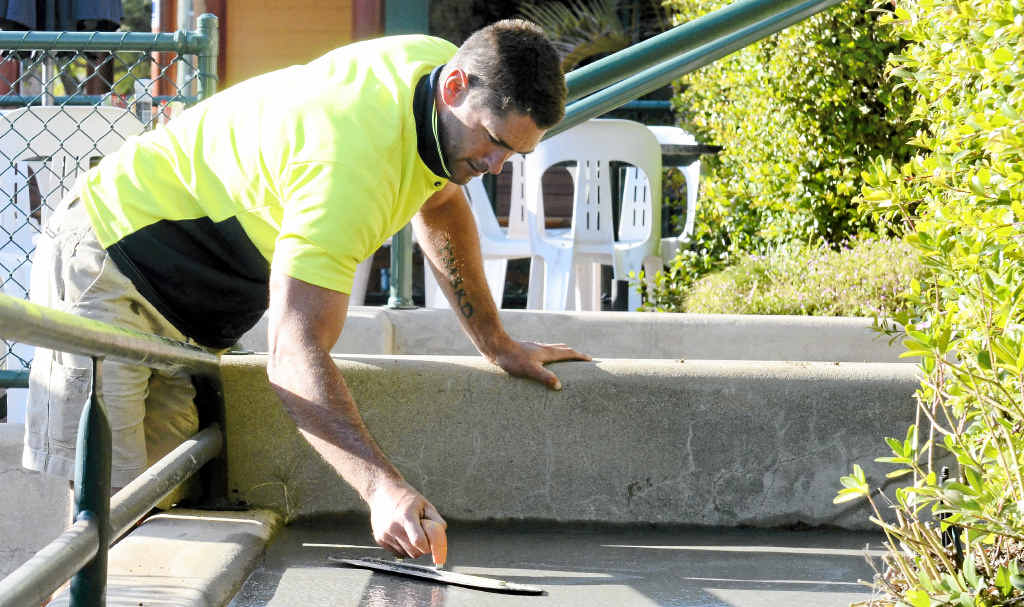 NO REGRETS: Don Dickson, pictured working outside Vines at 139 yesterday, is one of Grafton Ghosts’ best performers. Photo: Matthew McInerney NO REGRETS: Don Dickson, pictured working outside Vines at 139 yesterday, is one of Grafton Ghosts’ best performers. Photo: Matthew McInerney