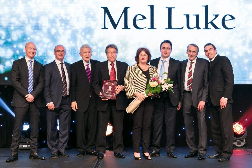 Photograph is of from left Ben Ryan, Retail Chairman; Fergus Collins, CEO Supermarkets, Metcash F&G; Dr Tom Haggai, Chairman of the Board, USA; Mel Luke, Gill Luke, Matthew Luke, Trevor Luke, Wade Luke. Taken at the IGA Retailer of the Year Awards, Gold Coast 2014. Photograph is of from left Ben Ryan, Retail Chairman; Fergus Collins, CEO Supermarkets, Metcash F&G; Dr Tom Haggai, Chairman of the Board, USA; Mel Luke, Gill Luke, Matthew Luke, Trevor Luke, Wade Luke. Taken at the IGA Retailer of the Year Awards, Gold Coast 2014.