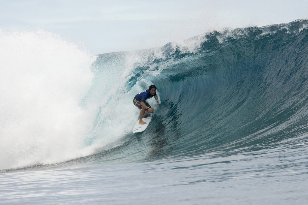 Tuamata Puhetini (PYF), 2014 Air Tahiti Nui Billabong Pro Trials winner. Tuamata Puhetini (PYF), 2014 Air Tahiti Nui Billabong Pro Trials winner.