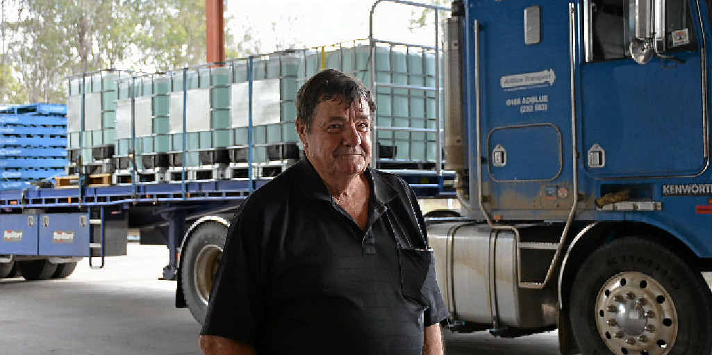 IN THE FAMILY’S BLOOD: Max Hutchins now works for Ausblue in Queensland after many years in the transport industry. IN THE FAMILY’S BLOOD: Max Hutchins now works for Ausblue in Queensland after many years in the transport industry.
