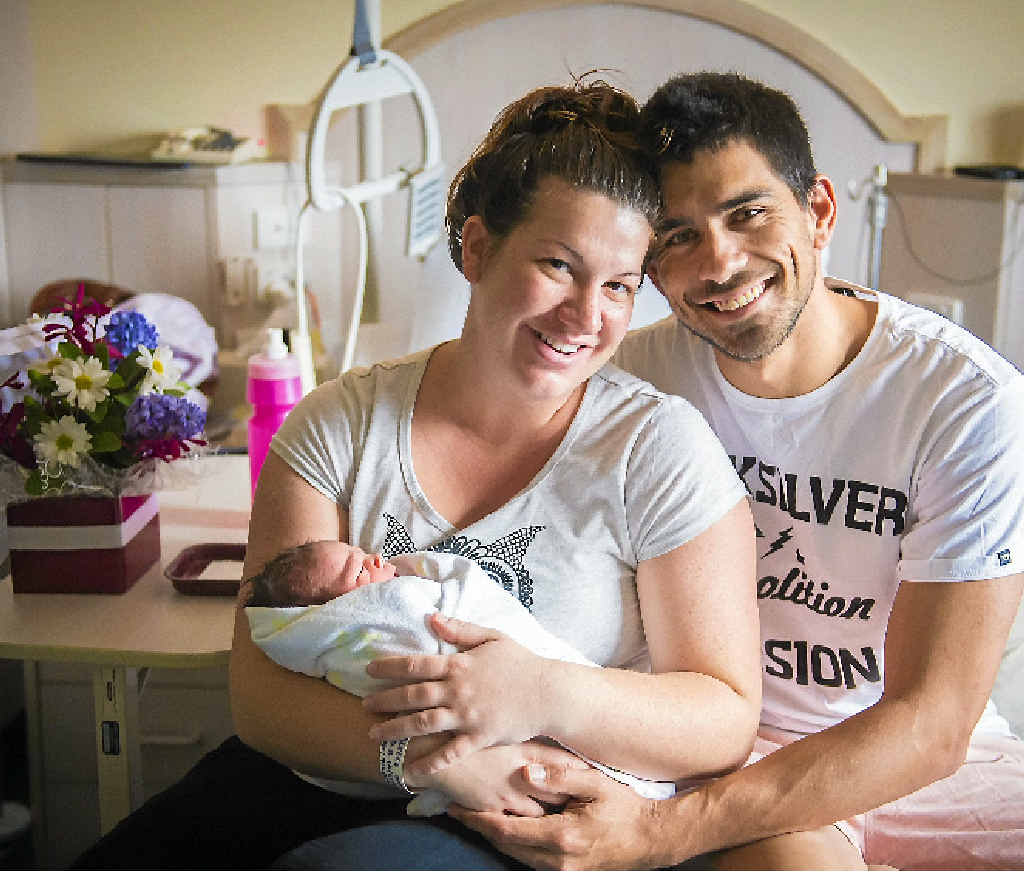 TIMELY DELIVERY: Aeson Carter Small was born to Aleece and Tony Small on August 10 at the Mater Hospital, Gladstone. He weighed 3100g. TIMELY DELIVERY: Aeson Carter Small was born to Aleece and Tony Small on August 10 at the Mater Hospital, Gladstone. He weighed 3100g.