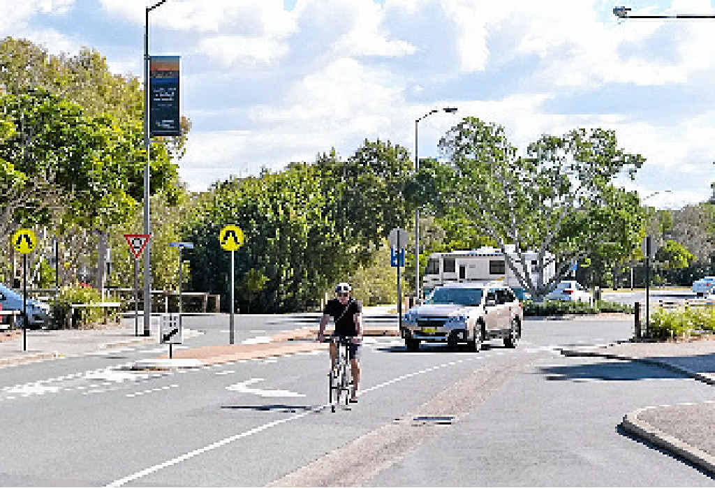 THE SCENE: An injured motorbike rider has lashed out at “uninsured” bicycle riders. THE SCENE: An injured motorbike rider has lashed out at “uninsured” bicycle riders.