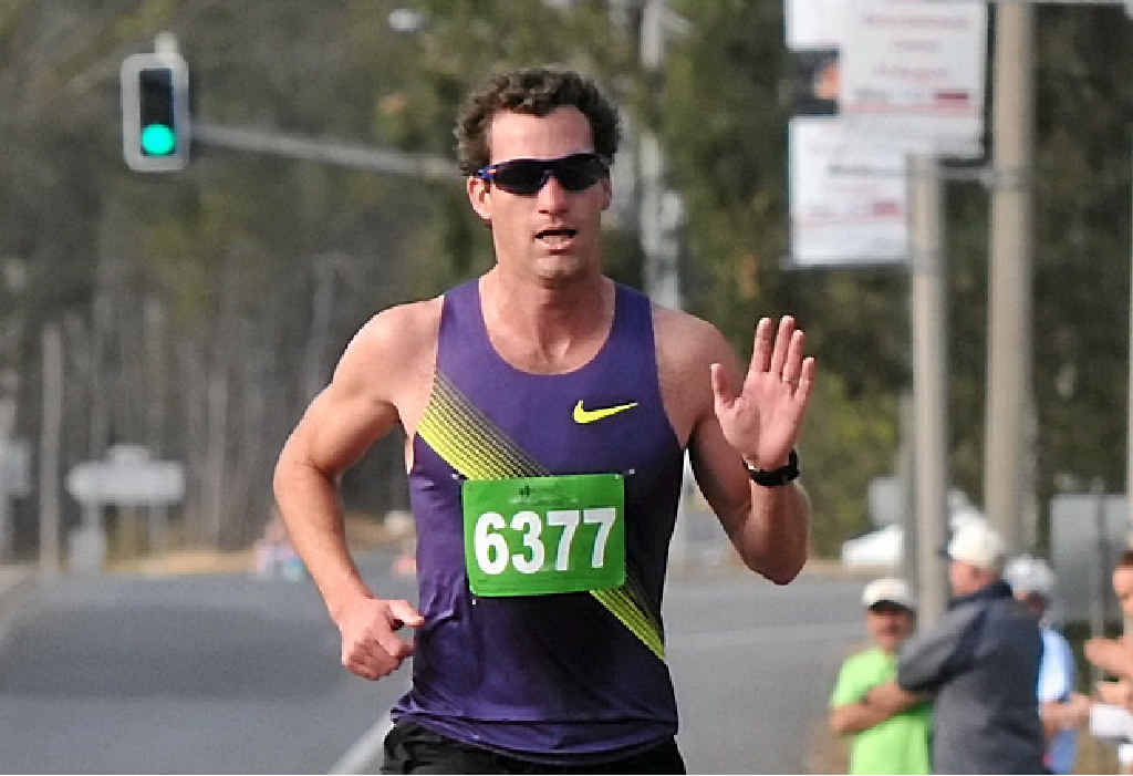 RUNNING ON: Leading the 8km run Jackson Elliot makes the 5km checkpoint during the 2011 Botanic to Bridge. RUNNING ON: Leading the 8km run Jackson Elliot makes the 5km checkpoint during the 2011 Botanic to Bridge.