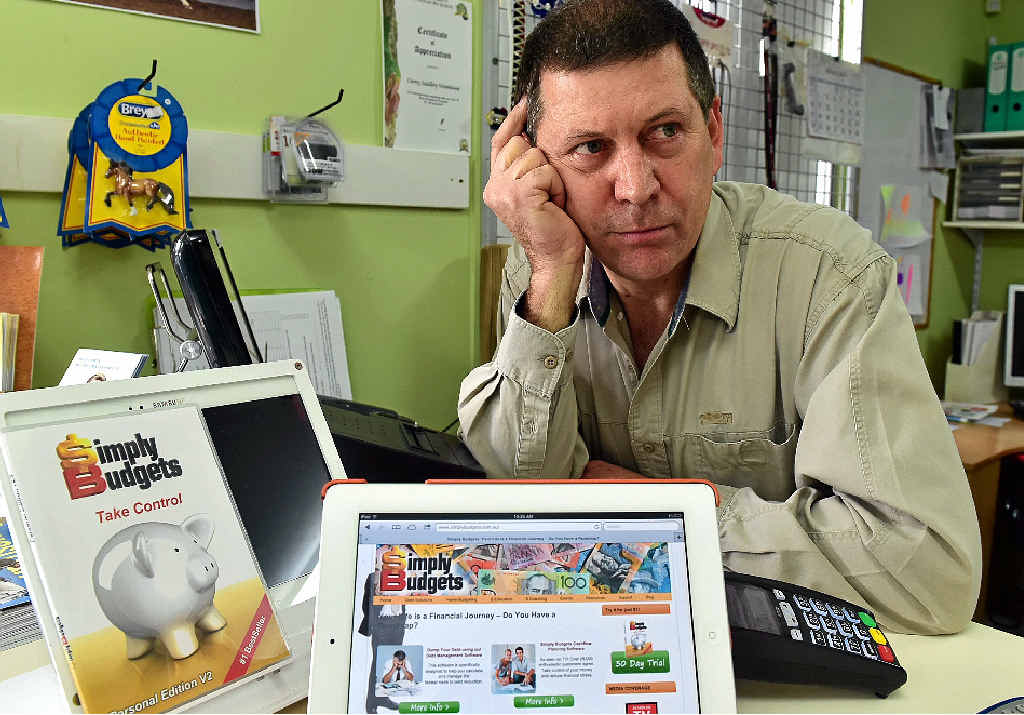 SCAMMED: David Wright of Simply Budgets had his business websites hacked. SCAMMED: David Wright of Simply Budgets had his business websites hacked.