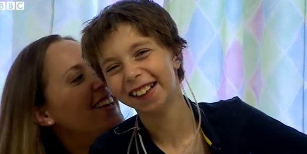 Louise Sorkin, left, provided the model for son Kieran Sorkin's new ears. Louise Sorkin, left, provided the model for son Kieran Sorkin's new ears.