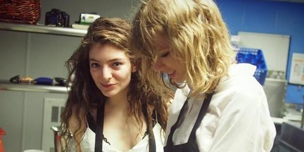 Lorde and Taylor Swift at a cooking lesson last week in Rhode Island. Lorde and Taylor Swift at a cooking lesson last week in Rhode Island.