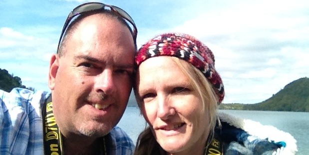 Volunteer ambulance officer Cathy Franzoi, pictured here with her husband Rodney, was shot in the leg in PNG. Volunteer ambulance officer Cathy Franzoi, pictured here with her husband Rodney, was shot in the leg in PNG.