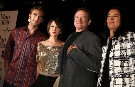 Cody and Zelda Williams, Robin Williams and his ex-wife, Marsha Garces Cody and Zelda Williams, Robin Williams and his ex-wife, Marsha Garces
