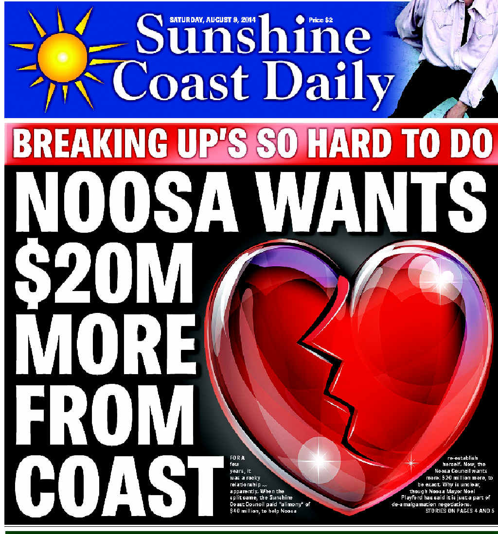 The Daily's front page on Saturday. The Daily's front page on Saturday.