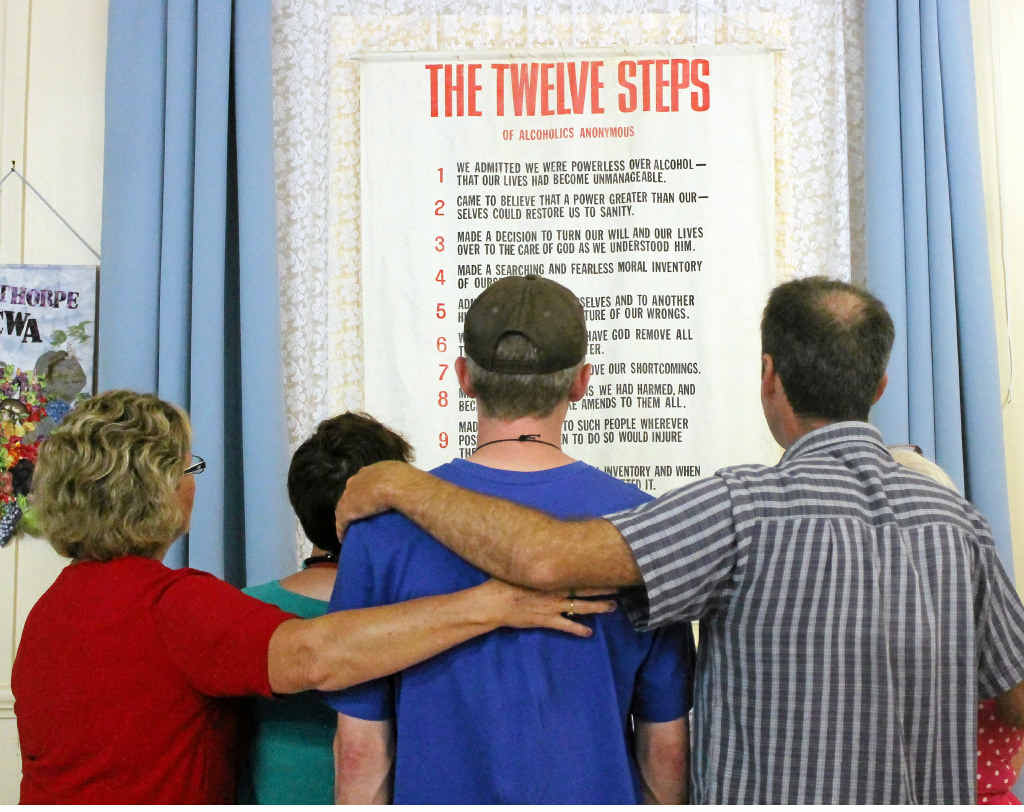 TEAM WORK: Alcoholics Anonymous accomplishes sobriety through the support of one another, one day at a time. TEAM WORK: Alcoholics Anonymous accomplishes sobriety through the support of one another, one day at a time.