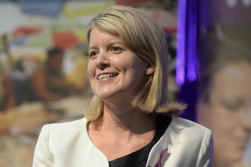 Australia's ambassador for Women and Girls, Natasha Stott Despoja, participates in a discussion panel during the International Women's Day lunch in Canberra, Friday, March 7, 2014. Australia's ambassador for Women and Girls, Natasha Stott Despoja, participates in a discussion panel during the International Women's Day lunch in Canberra, Friday, March 7, 2014.
