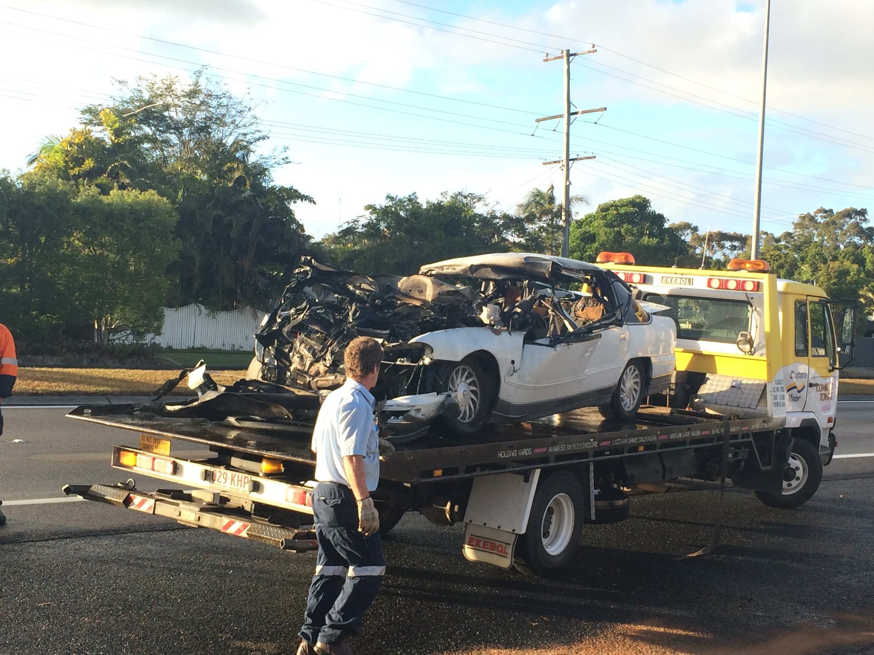 A Queensland Ambulance Spokeswoman said the crash occurred on Nicklin Way shortly after 3am.
Photo: Megan Mackander A Queensland Ambulance Spokeswoman said the crash occurred on Nicklin Way shortly after 3am.
Photo: Megan Mackander