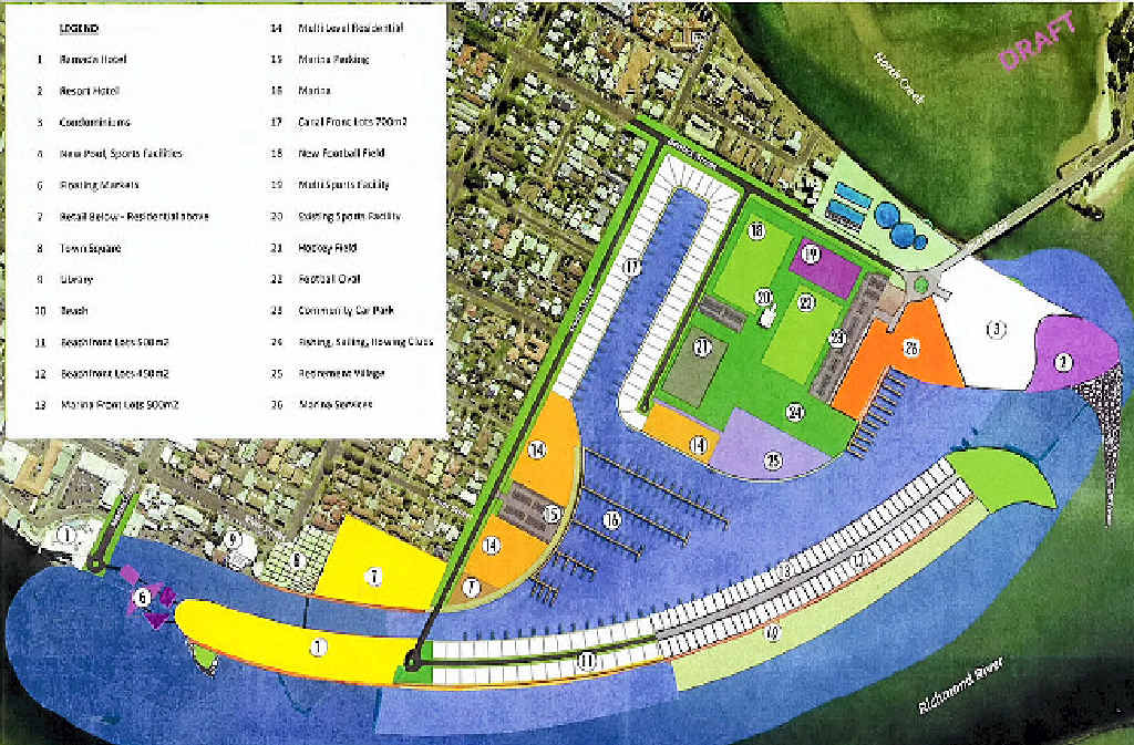 The existing boat harbour at Ballina. Doug Eaton The existing boat harbour at Ballina. Doug Eaton